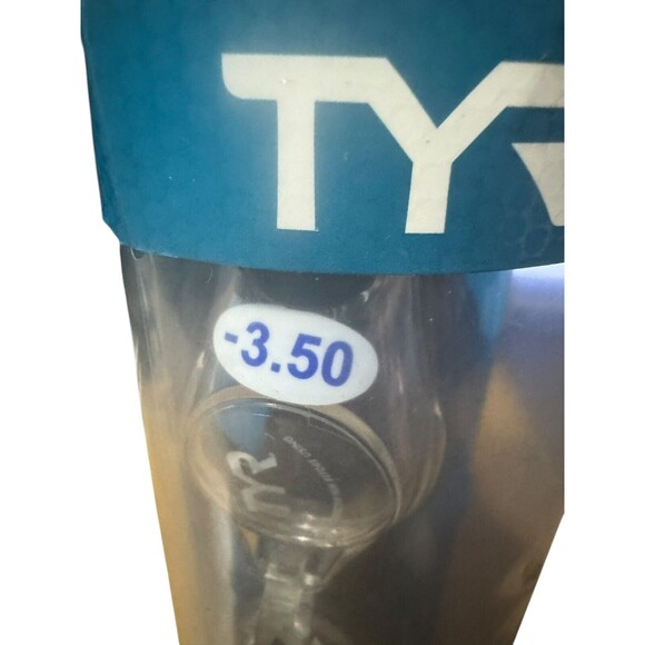 TYR Corrective Optical Swim Goggles Clear -3.50 NEW IN PACKAGE - Picture 7 of 7